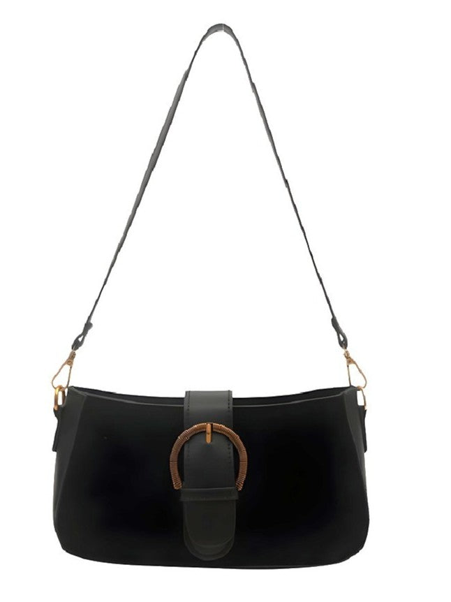 Vintage Buckle Shoulder Bag