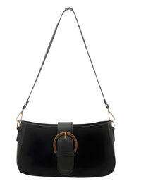 Vintage Buckle Shoulder Bag
