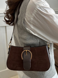 Vintage Buckle Shoulder Bag