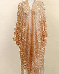 Sheer Beach Cover Up Swimwear Poncho