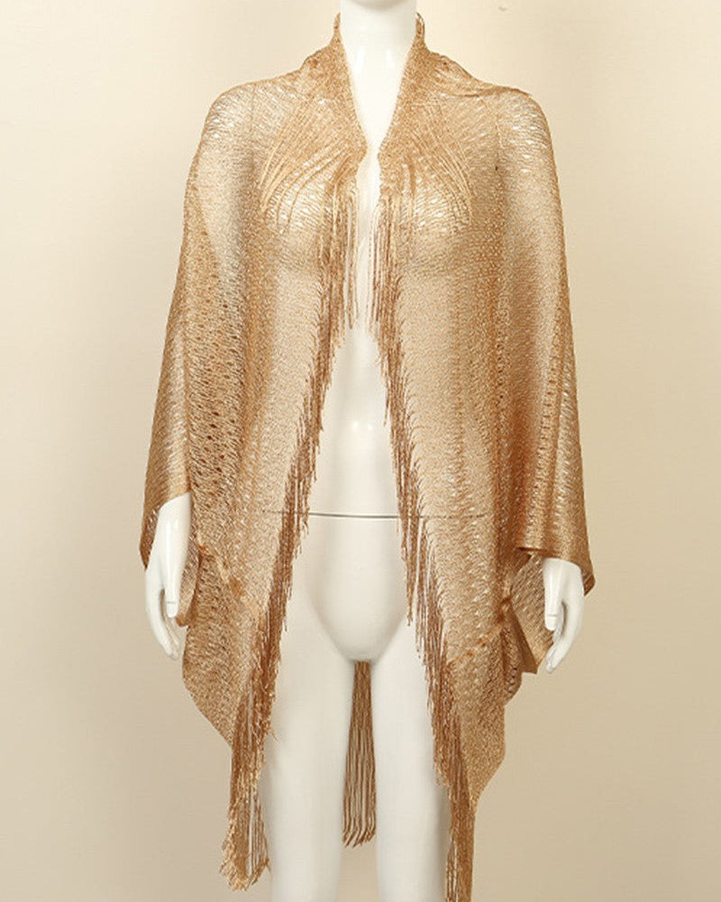 Sheer Beach Cover Up Swimwear Poncho