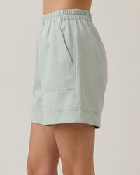 High Waist Front Pocket Bermuda