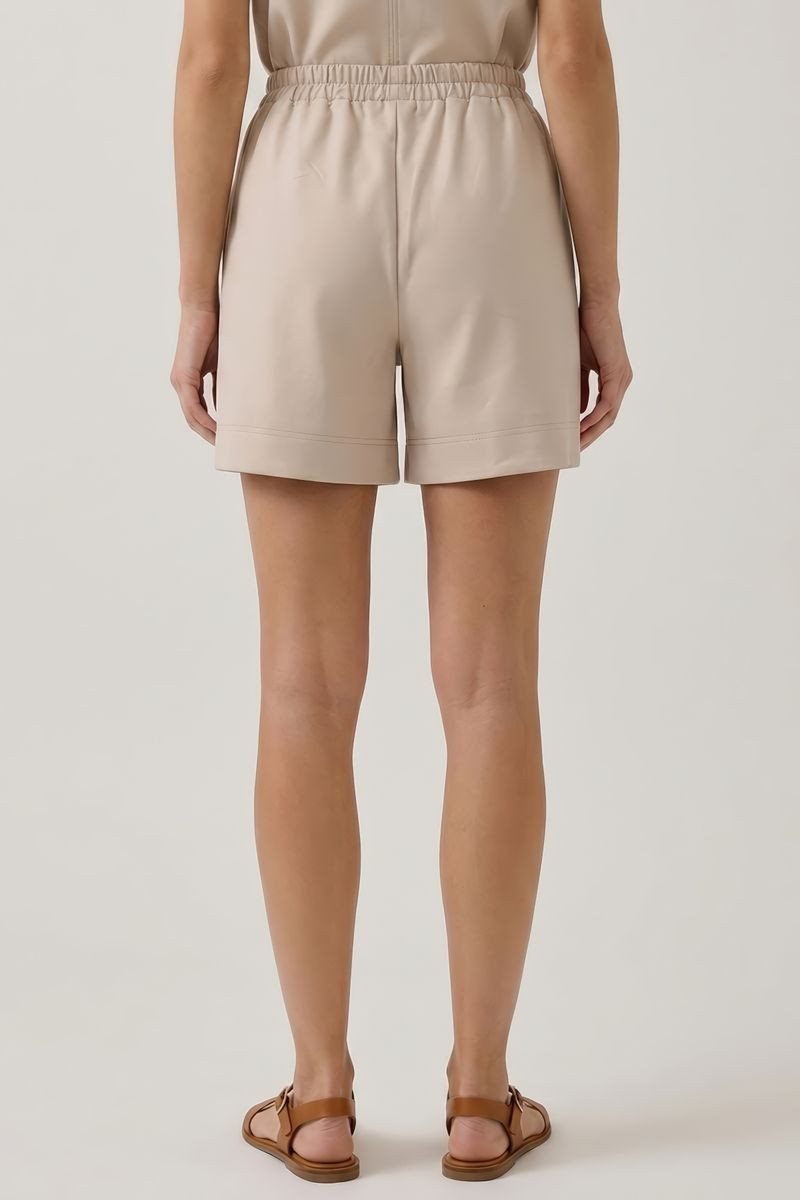 High Waist Front Pocket Bermuda