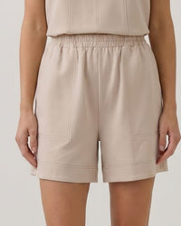 High Waist Front Pocket Bermuda