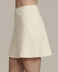 Panelled Modal Jersey Skater Skirt