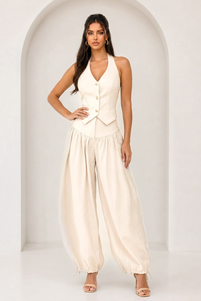 Ivory Balloon Pants