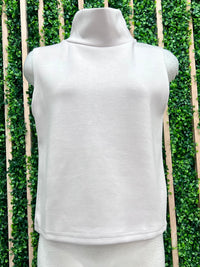 Scuba Modal Cowl Neck Sleeveless Blouse