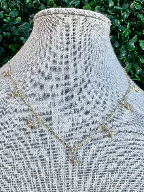 Starred Crystal Necklace