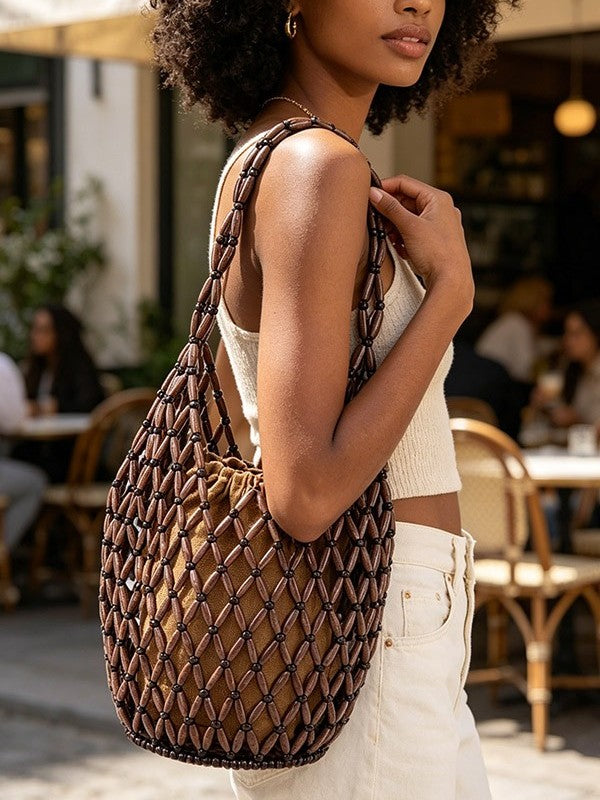 Handmade Wood Shoulderbag