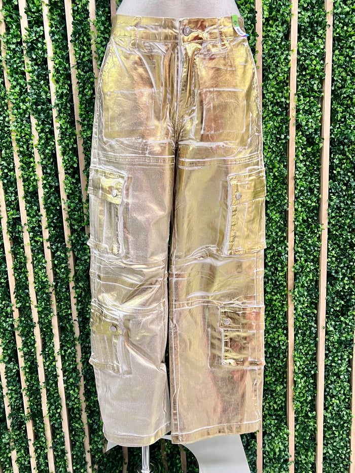 Gold Wash Cargo Denim