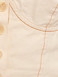 Cream Vest Top