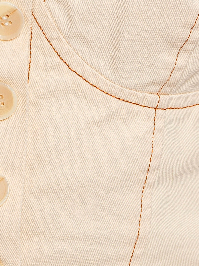 Cream Vest Top