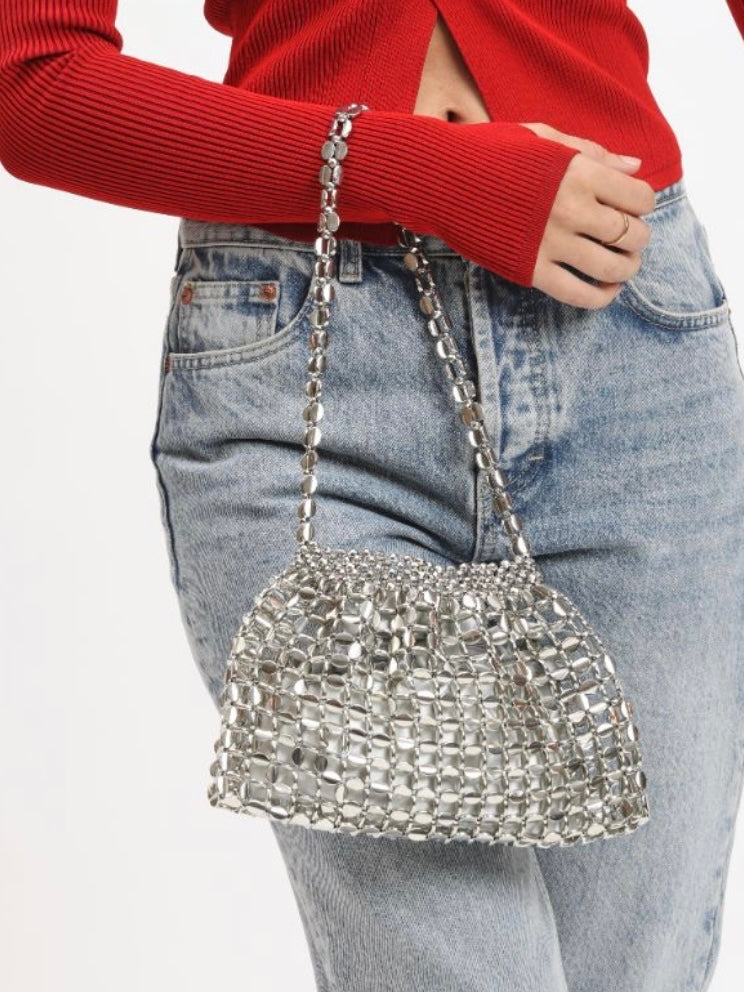 Metal Mesh Evening Bag