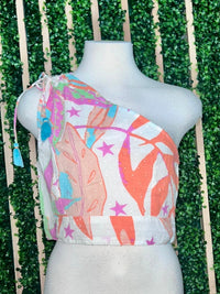 Bright Star One Shoulder Crop Top