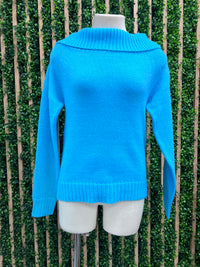 Off Shoulder Knit Sweater