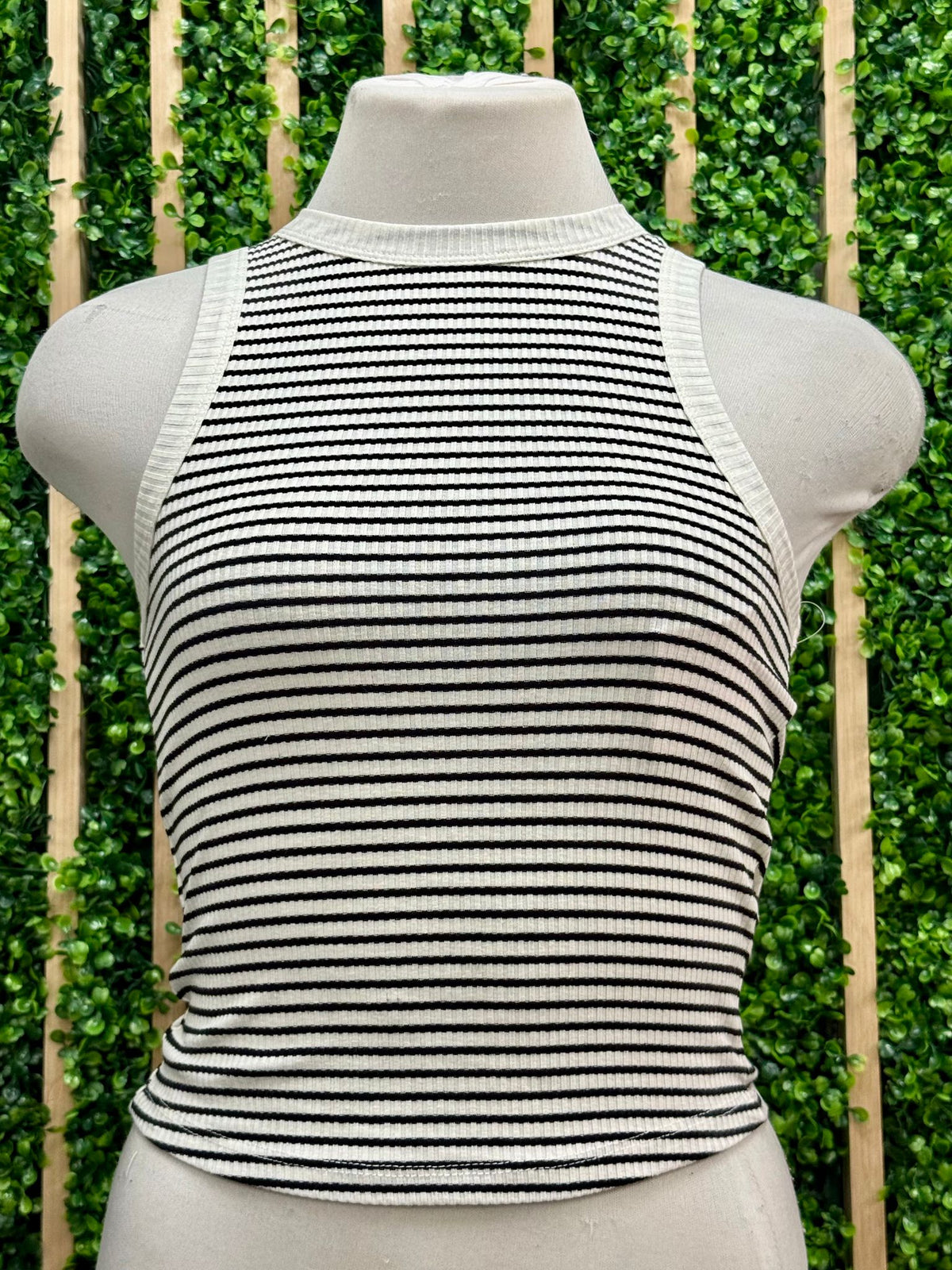 Striped Heavy Rib Tank Top