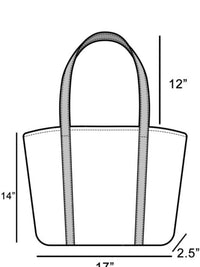 Coastal Rope Handle Straw Tote Bag