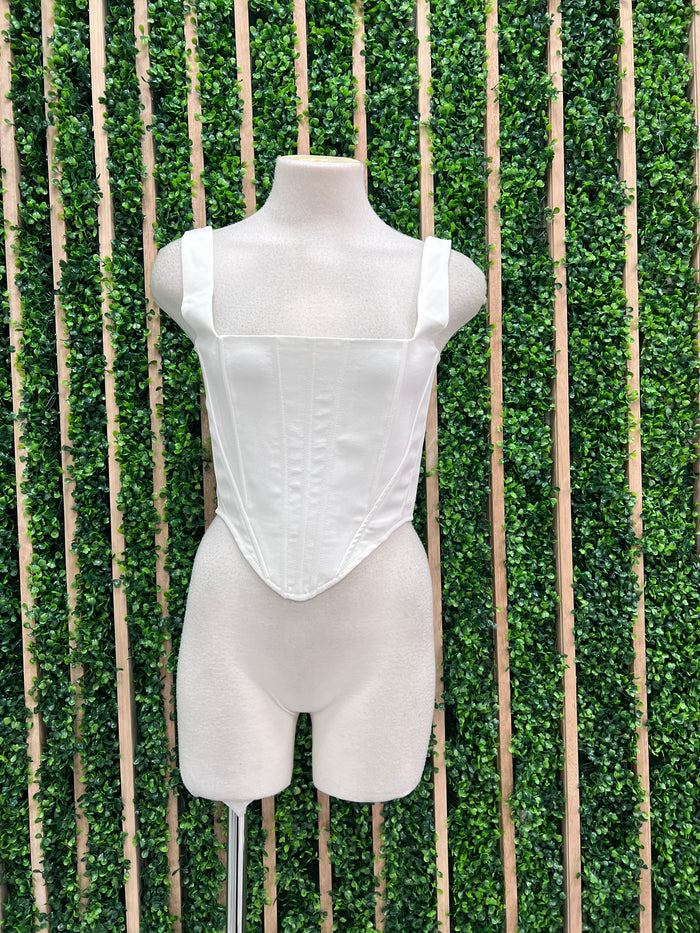 Cropped Corset Tank