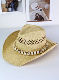 Seashell Band CowGirl Hat