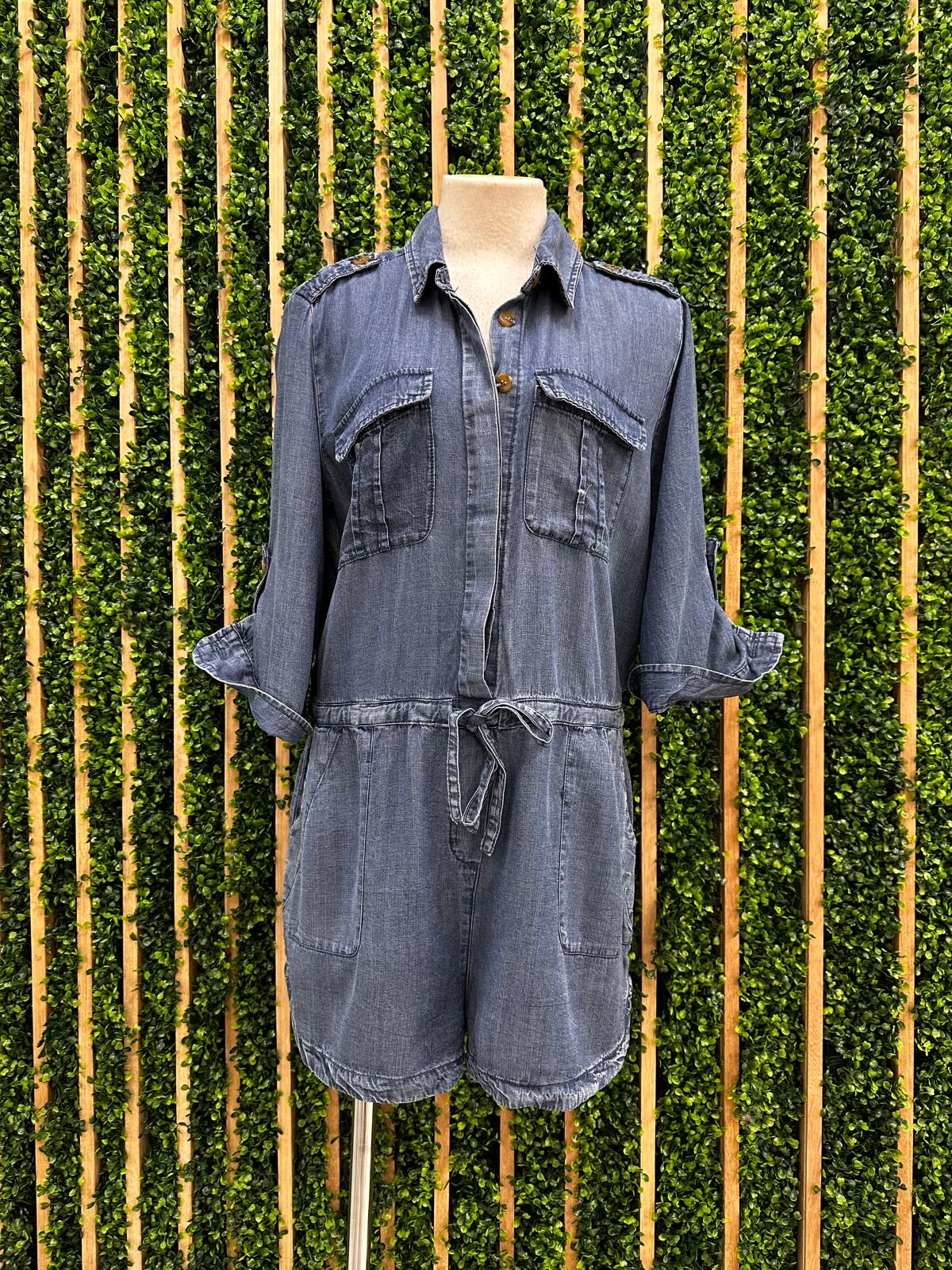 Dark Tencel Romper