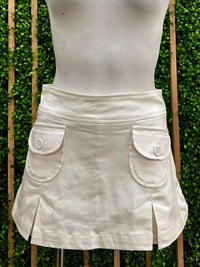 Pleated High Waist Skort