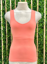 Smooth V Neck Basic Tank