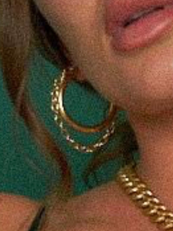 Gianna Chain Hoop