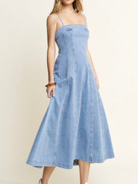 Denim Cami Midi Dress