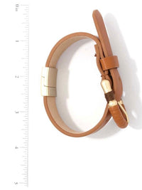 Buckle Detail Wrap Bracelet