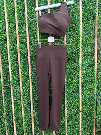 Scallop One Shoulder Legging Set