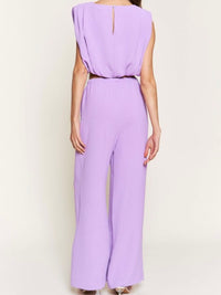 Crinkled Wide Leg Pant