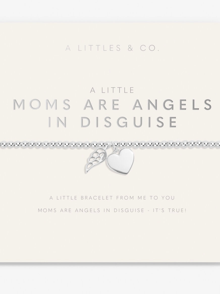 Little Moment Moms Are Angels in Disguise Bracelet