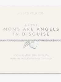 Little Moment Moms Are Angels in Disguise Bracelet