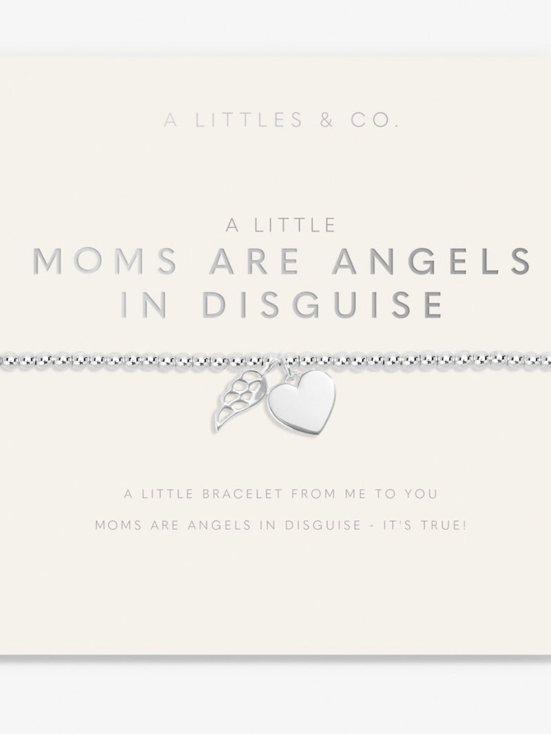Little Moment Moms Are Angels in Disguise Bracelet