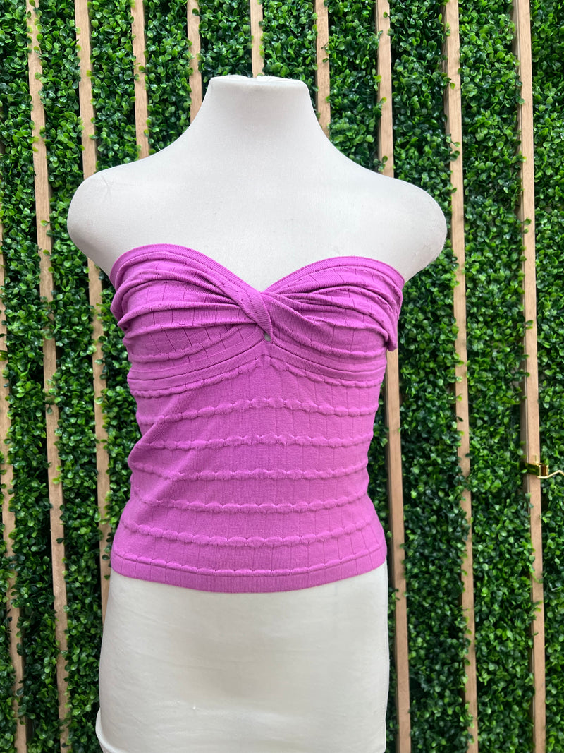 Twist Front Tube Top