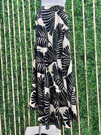 Tropical Leaves Maxi Skirt