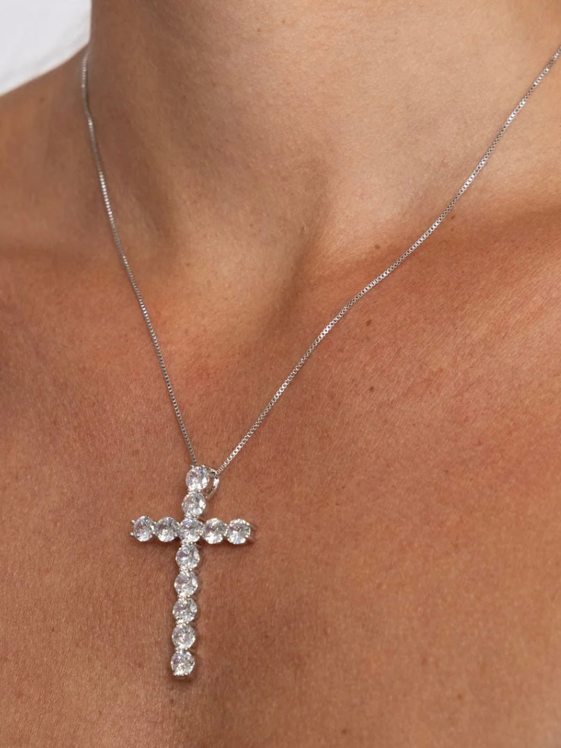 SJ Medium Cross Pendant