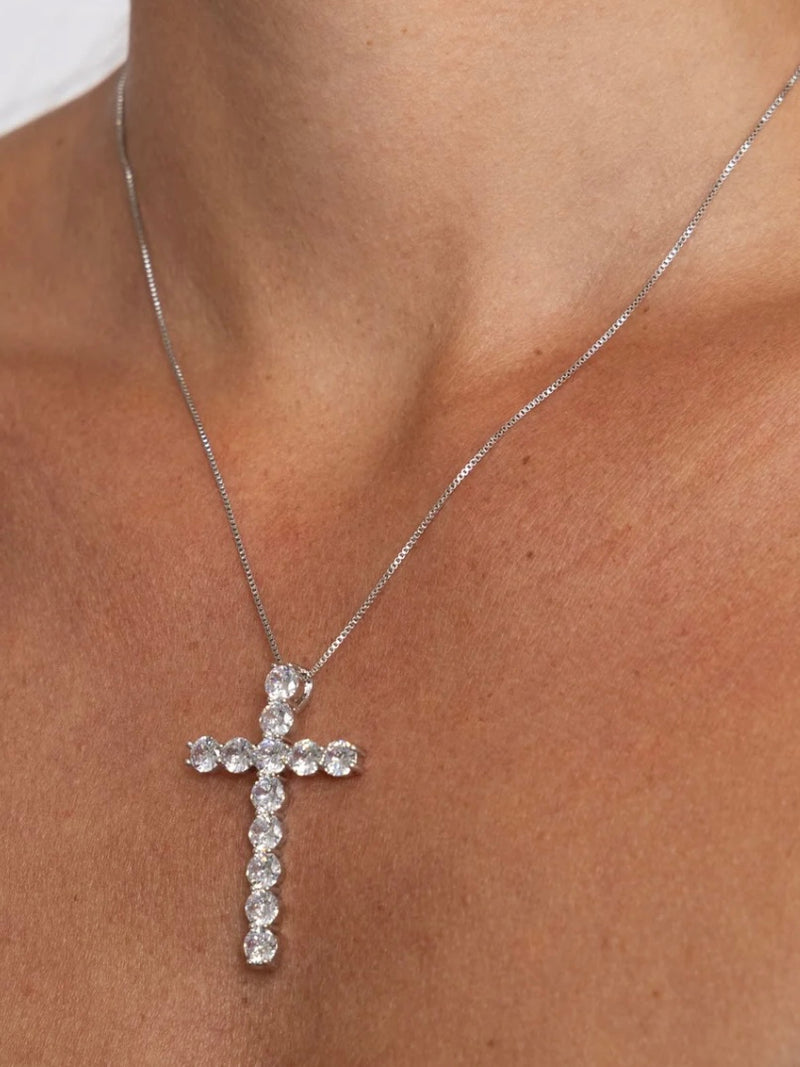 SJ Medium Cross Pendant