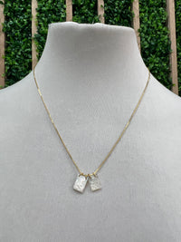 Mother of Pearl Scapular Necklace