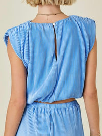 Crinkle Bubble Top