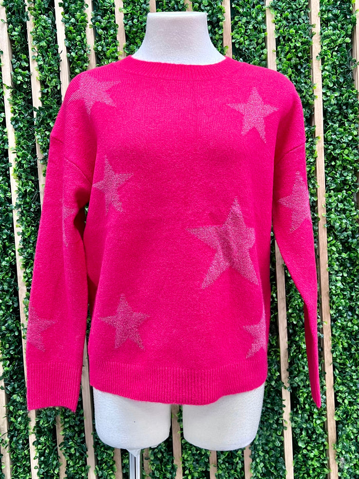 Beautiful Lurex Star Sweater