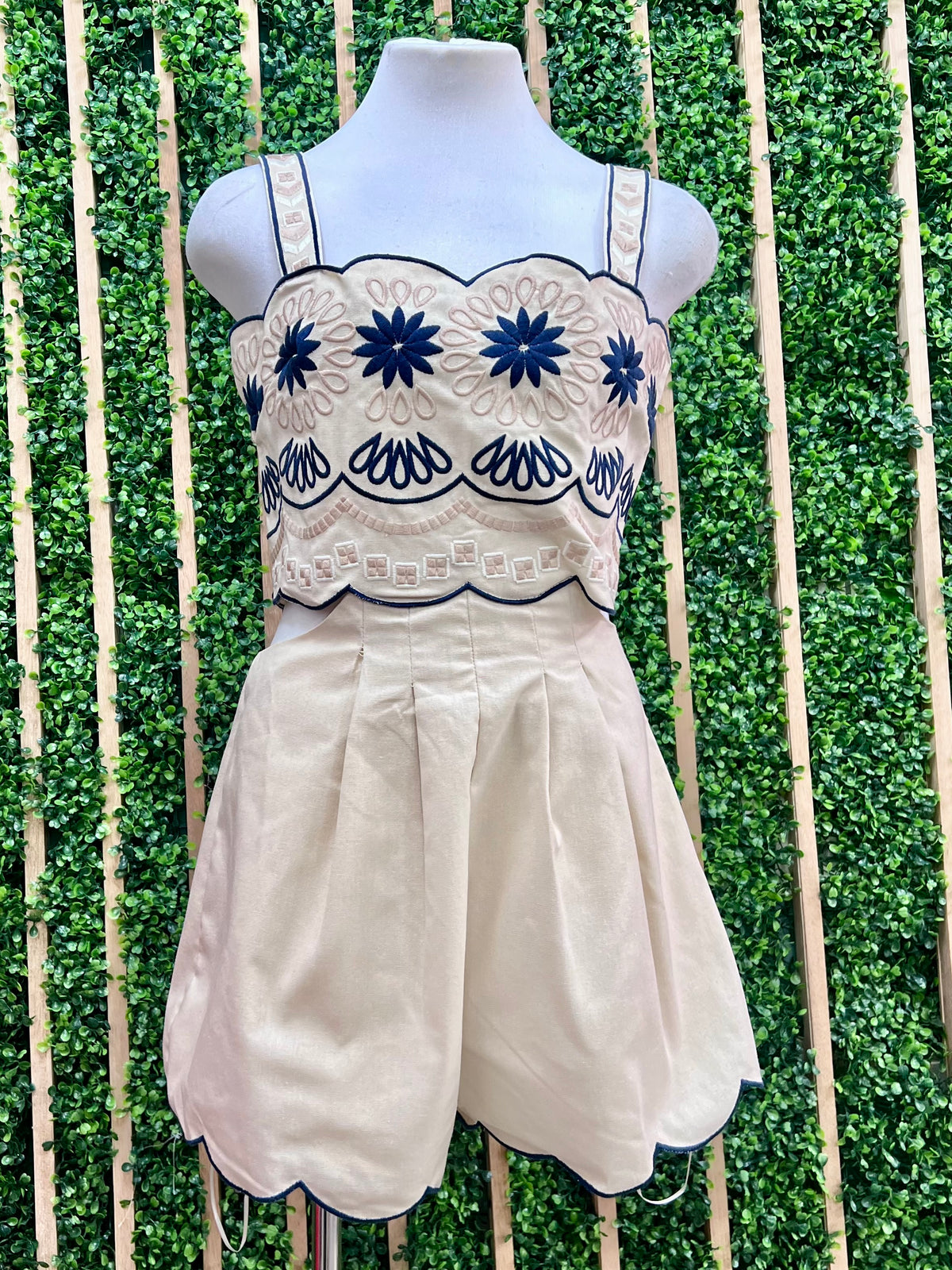 Beautiful Knit Detail Romper