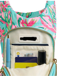 Print Water Bottle Crossbody Bag
