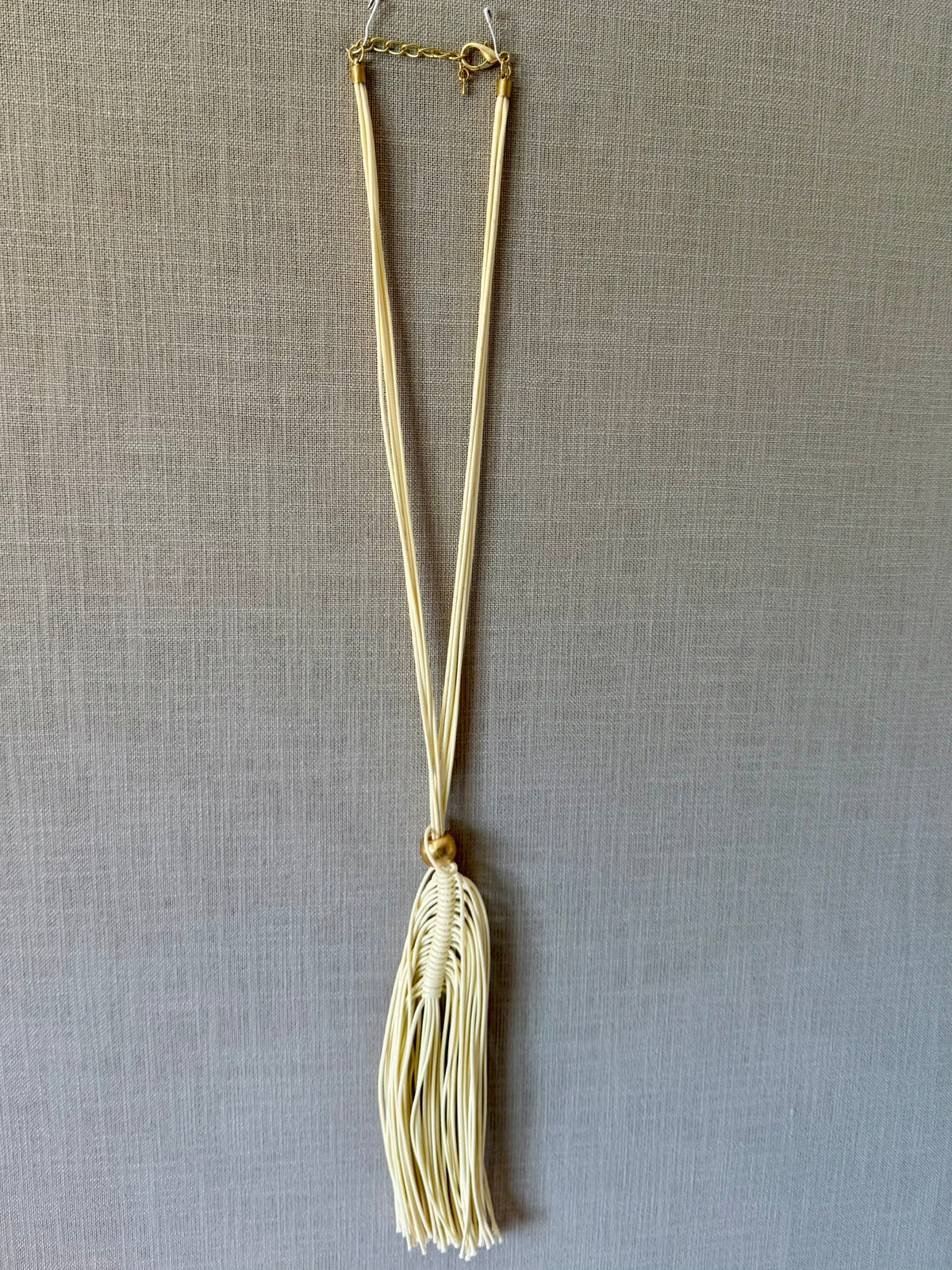 Fringed Feather Boho Necklace