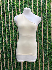 Clean Line One Shoulder Basic Top