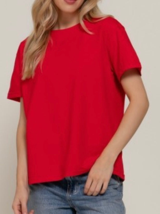 Essential Relaxed Crew Neck T-Shirt — Multiple Colors