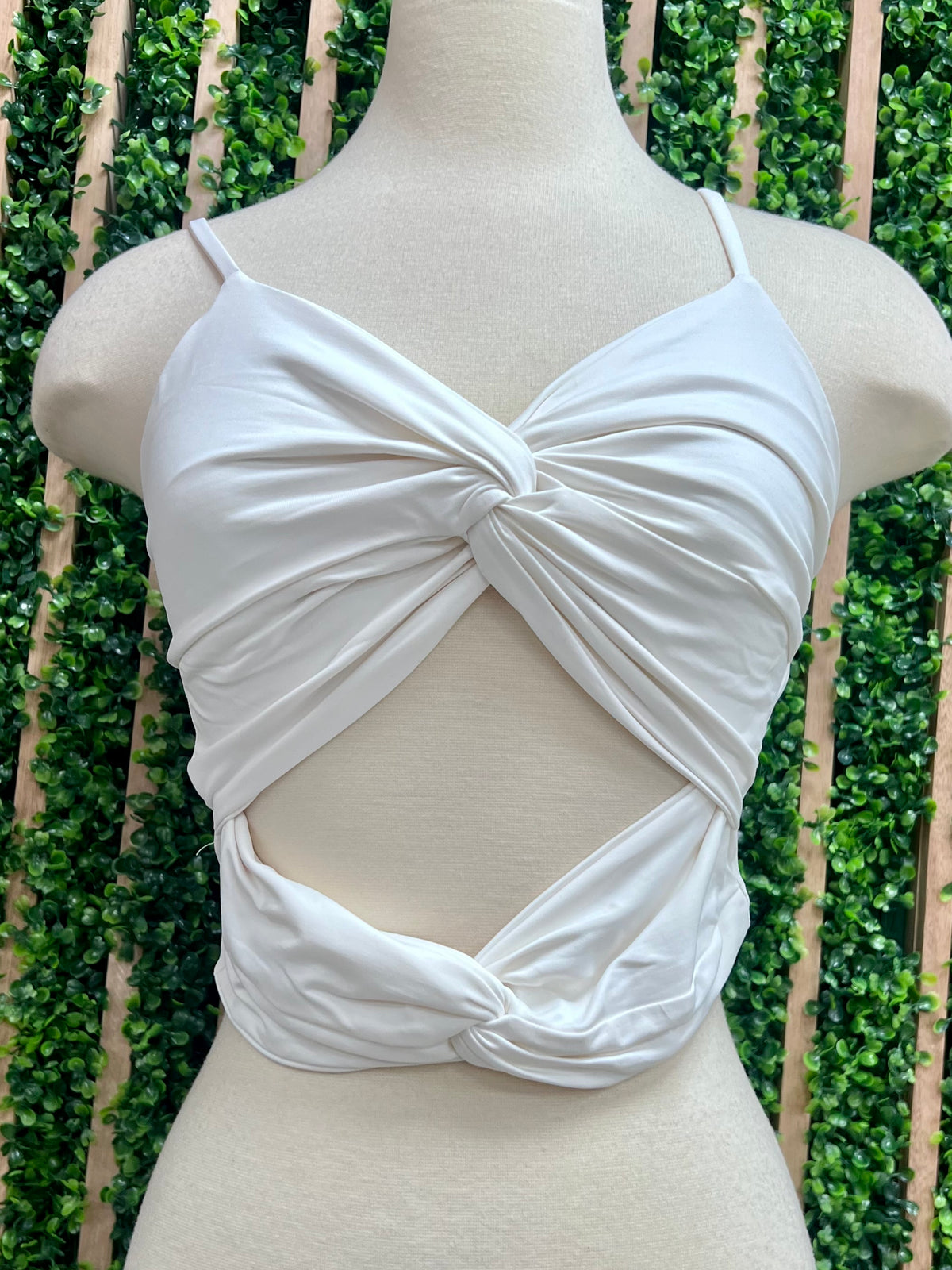 Twist Cutout Top