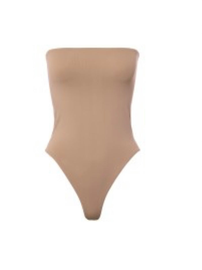 Nude Strapless Basic Bodysuit