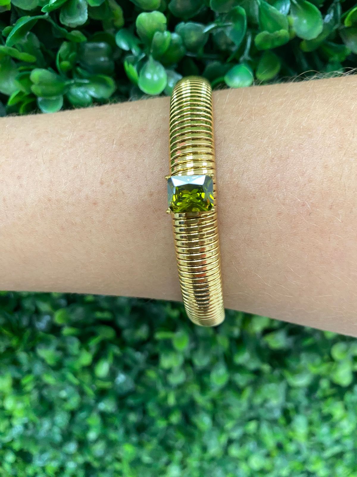 Crystal Embellished Cobra Bracelet