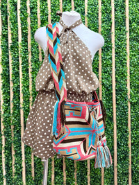 Brown Polka Dot Short Pant